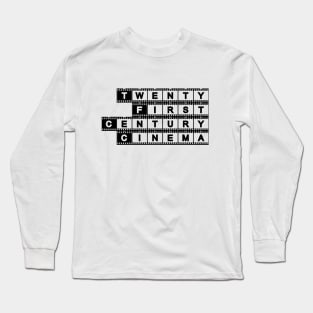 Twenty First Century Cinema TFCC Word Logo Black Long Sleeve T-Shirt